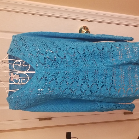 Chico's womens blue sweater - Picture 2 of 6